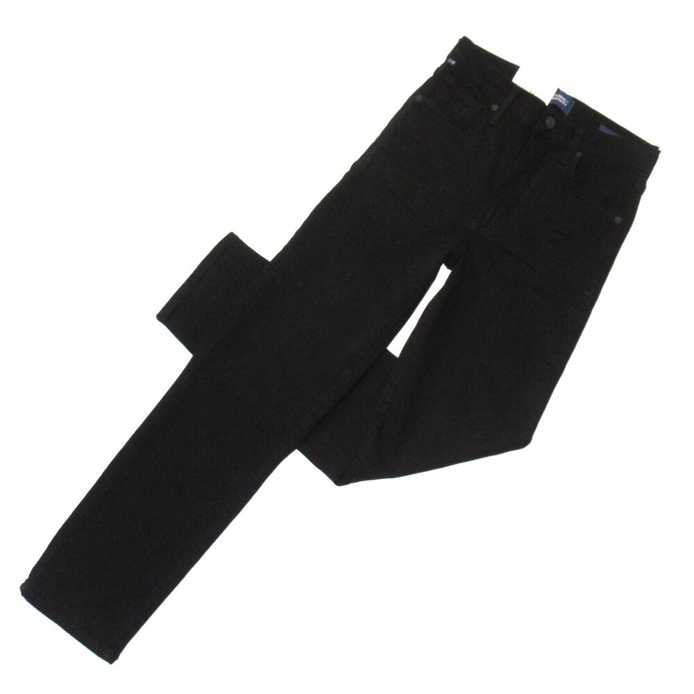 NWT Citizens of Humanity Caia in Plush Black High Rise Straight Stretch Jeans 24